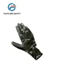 13G printed polyester liner clear nitrile garden gloves smooth finishing