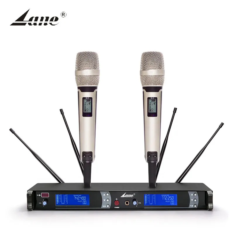 

Professional pll uhf wireless microphone with 200 meter to select