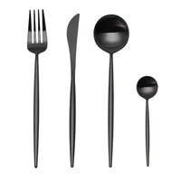 

High Quality Wedding Cutlery Portugal Stainless Steel Matte Cutlery Set