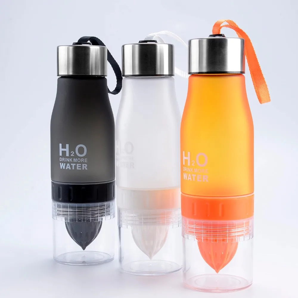 Fruit Juice Infuser Water Bottle Plastic Portable for Sports Drinking Tumbler
