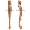 Quality Wood Leaf and Rose Carved Leg CTL-13