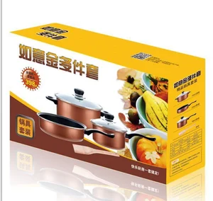 Image of Nice well equipped kitchen cookware 7pcs salasmaster stainless steel cookware set popular for South WD-435