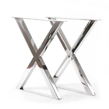 Factory Price Hotel Design Stainless Steel Table Leg Metal Table