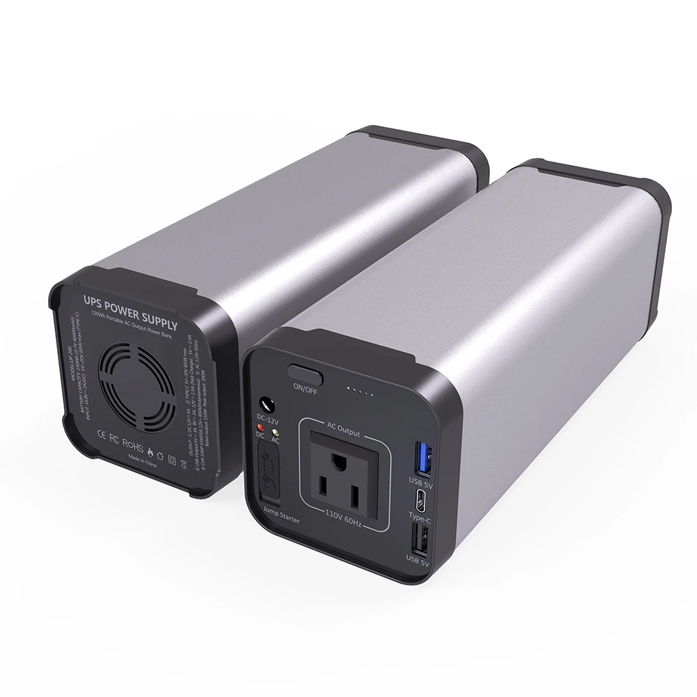 New arrival 150W 40ah notebook PD power bank with multi-function and portable features