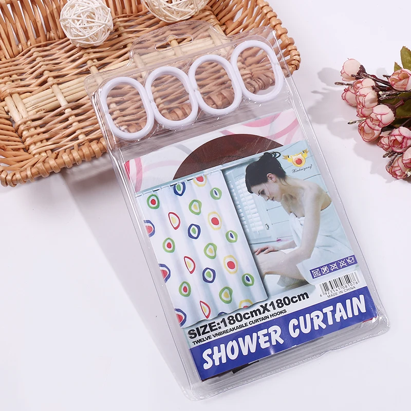 

Disposable custom contemporary bath curtain funny 3d cute shower curtain liner