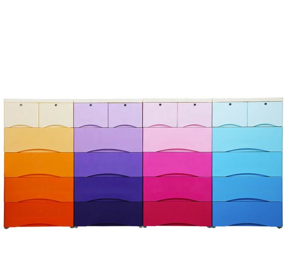 

Baby wardrobe plastics boxes plastic storage cabinet with wheels, Pink,blue ,purple ,green ,orange