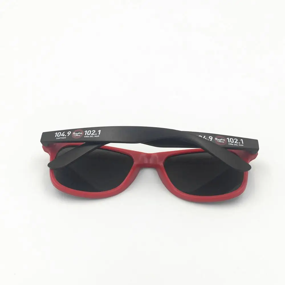 Cheap custom branded sun glasses 2019 two tone plastic sunglasses