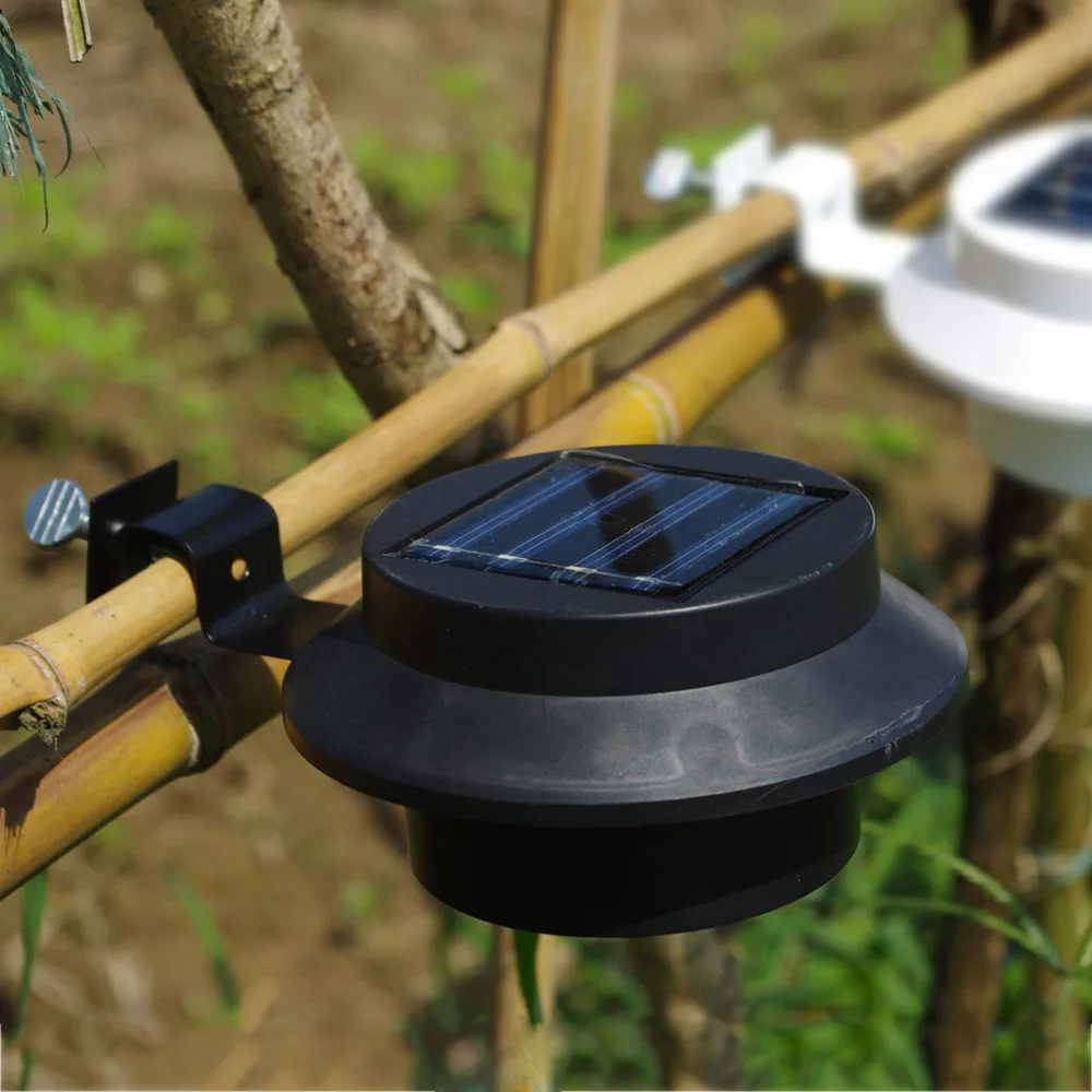 Fence Garden Shed Walkways Anywhere Solar Sun Power Smart LED Solar Gutter Utility Light Permanent for Houses