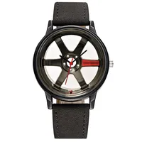 

Premium Steering Wheel Car Watch Racing Machined Wheel Rim Watch Custom Printing OEM Watch