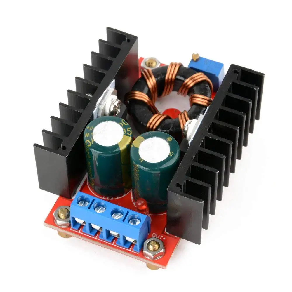 1pc 150W DC-DC Boost Converter 10-32V to 12-35V 6A Step-Up Power Supply Module