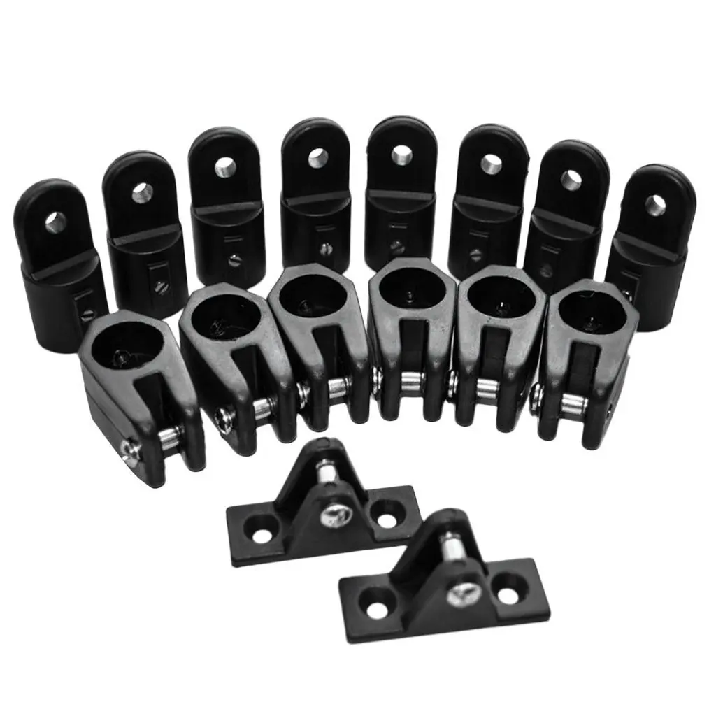 10-Pack Morris Products 1.09-Inch Morris 22352 Snap Bushings with Shutters Black 