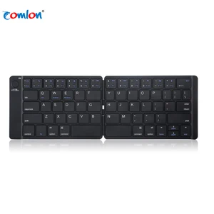 Foldable Ultra Slim Mini Rechargeable Pocket Sized Keyboard for iPad Mac and Smartphone