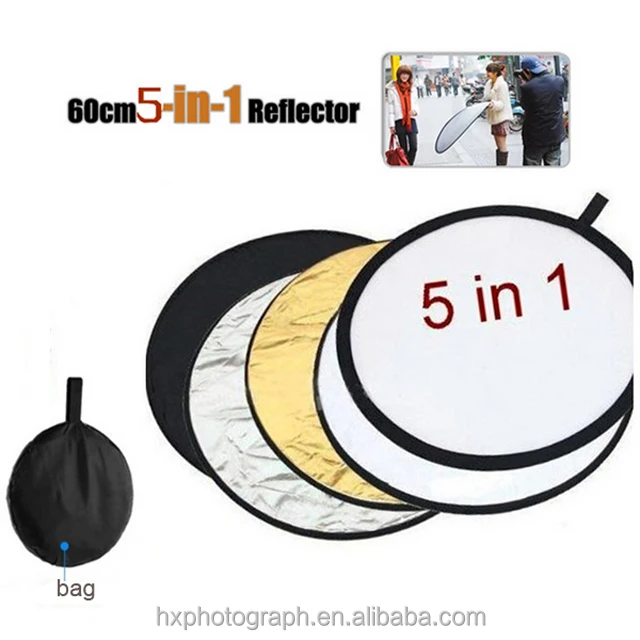 

5 in 1 Portable Round Collapsible Multi Disc Photography Studio Photo Camera Reflector