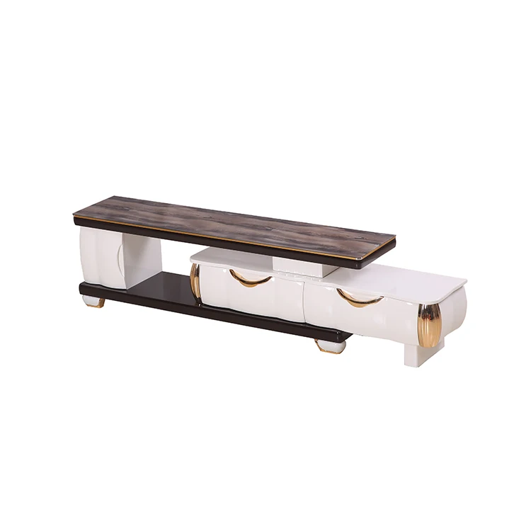 
Home Furniture Cheap mdf tempered Glass Tv Stand For Sale 