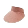 fashion designer women uv protection sunshade cap custom visor