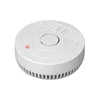 High quality white plastic intertek 10 years service DC 9v battery small smart smoke alarm