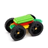 Small Factory Price Cheap Puzzle Learning Engineering Construction DIY Kids Educational Toothed Car Building Blocks