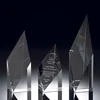 K9 blank engrave crystal cube award trophy for business gift