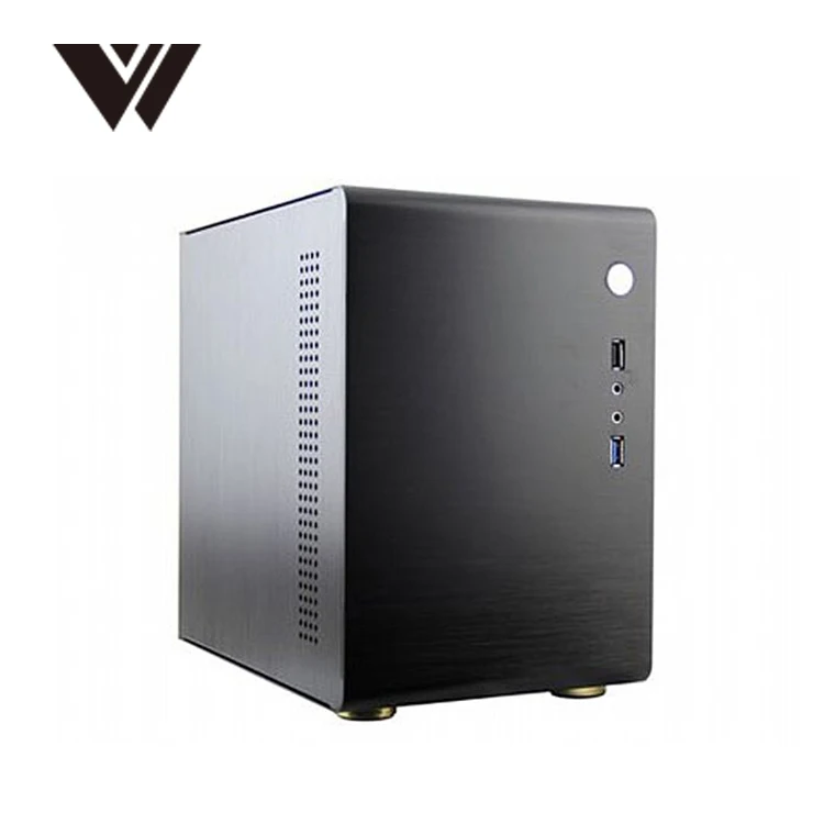 Weldon High quality portable thin mini computer case Custom mini itx case aluminum mini computer pc case