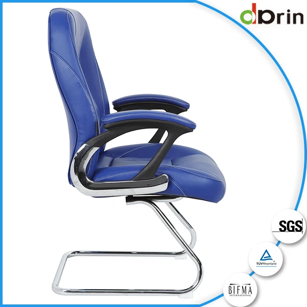 High End Best Executive Conference Room Blue Office Chair Without