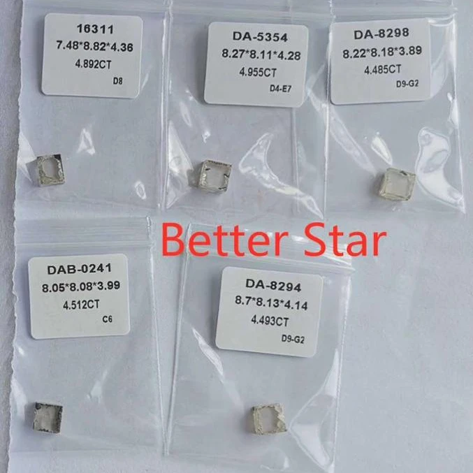 Rough CVD diamond lab grown HPHT diamond for sale
