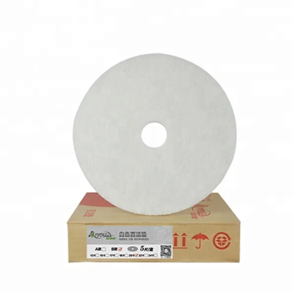 

White floor polishing, crystal surface, waxing, crystallization sponge pad