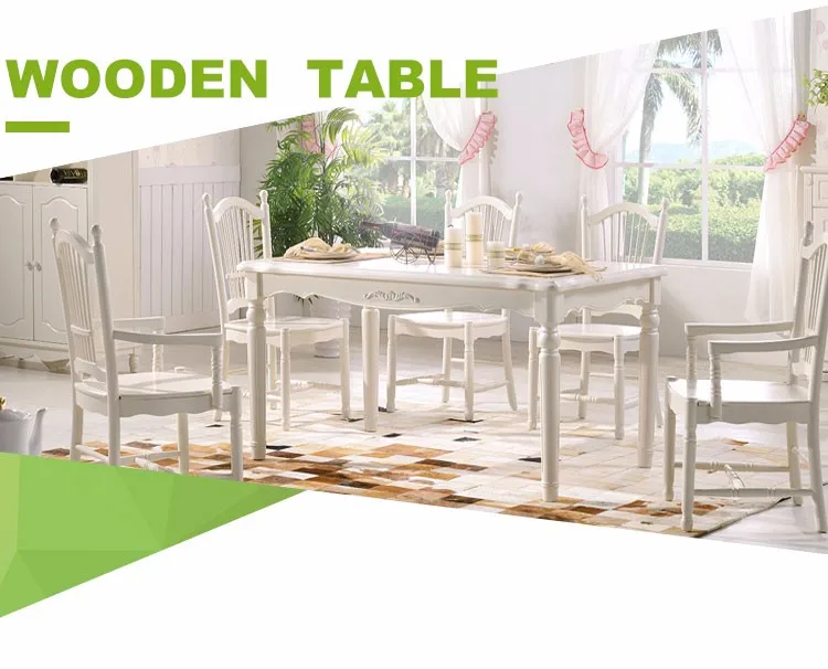 Comfortable leisure wooden dining table