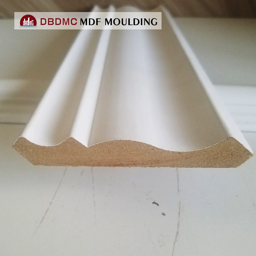 Wooden Decorative Mdf Moldings Colonial Crown Cornice Moulding