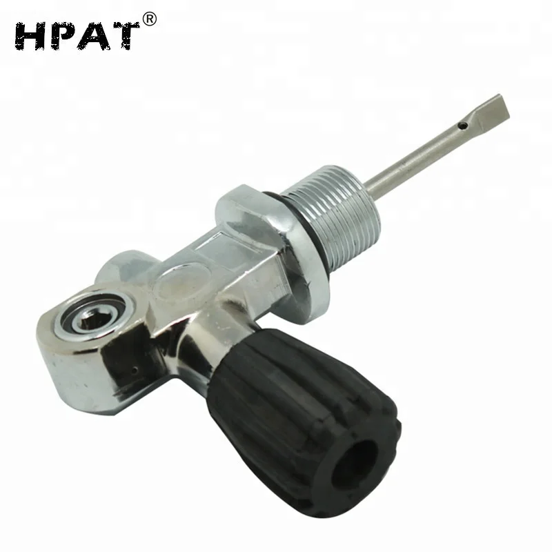 

SCUBA Diving HP Air Tank 4500 PSI Valve, Bright chromium-plated