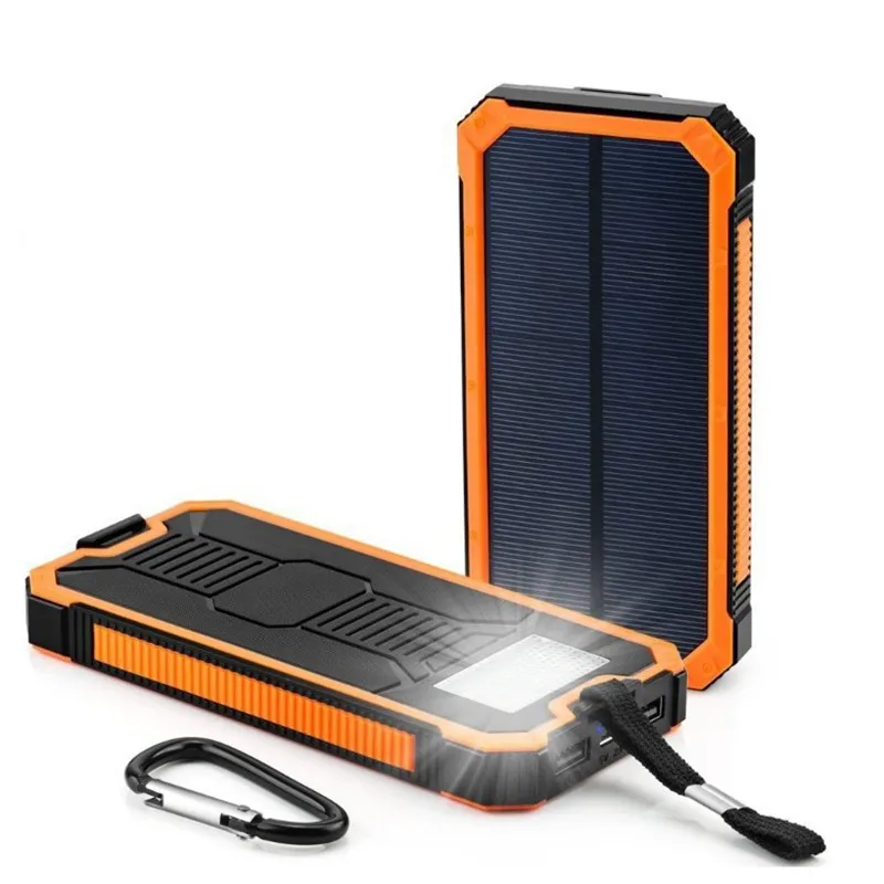 

Wholesale 15000mAh Waterproof Solar Power Bank
