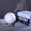 3D Moon 880ML Air Humidifier Ultrasonic Humidificador Light USB Cool Mist Diffuser Aroma Essential Oil (with battery/No battery)