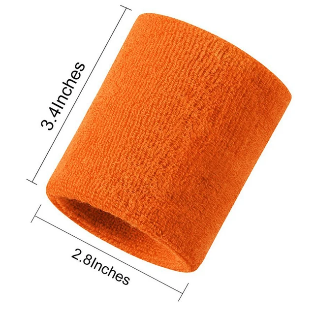 Sweatbands Cotton Sports Headbands Athletic Head Elastic Sweat Band for Sports