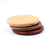 

Custom logo wooden bamboo wireless charger Mobile Phone Use Fast Qi wireless mobile phone charger pad