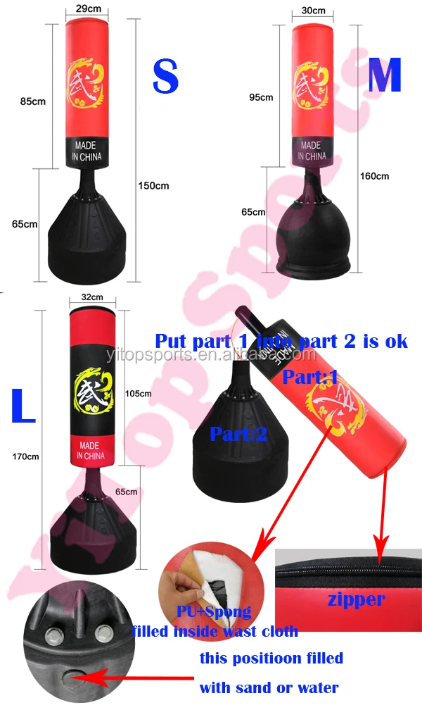Wholesale L Free Standing Boxing Punching Bag Buy Free Standing