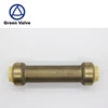 Gutentop 1/2 Inch Brass Slip Coupling / Repair Coupling Lead Free Brass Push Fit Fitting For Copper and PEX Tube