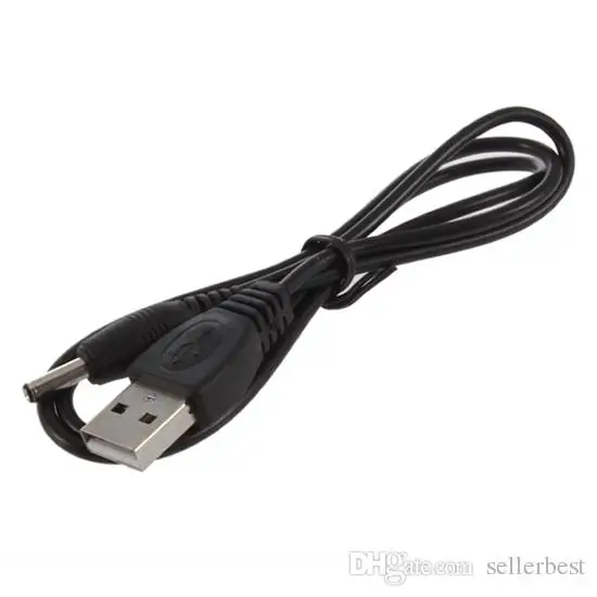 

80cm USB 2.0 Type Male 3.5mm 5.5mm 2.1mm 1.35mm 2.5mm 0.7mm DC Power Plug Barrel Connector 5V Charger Charge Charging Cable 5.5x
