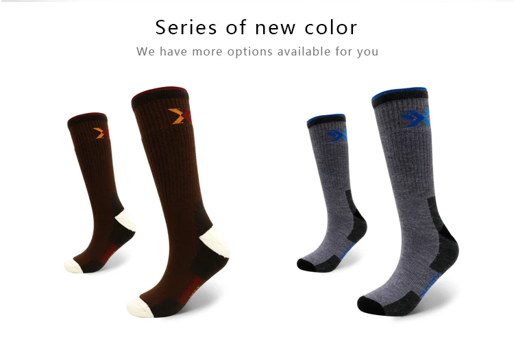 Super Antifoul Men Socks Thick Warm Casual Dress Sock Terry Merino