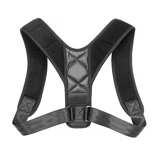 

Posture Corrector for Men and Women Posture Trainer Shoulder Back Brace Support with Adjustable Back Straightener, Black