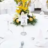 Metal card menu stand table number holder