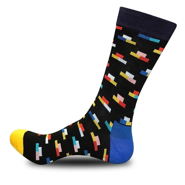 

TOP Happy comfy personalized funny knee high socks for men, Pantone color