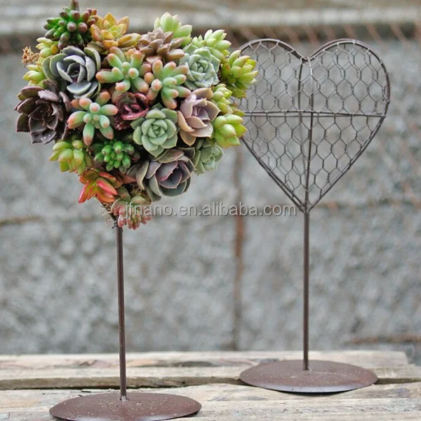 Dekoration Mobel Wohnen Decorative Blue Heart Shaped Planter