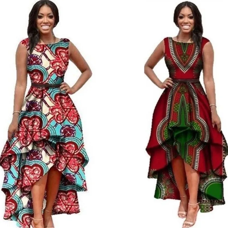 fashion ladies dress,daskiki print 