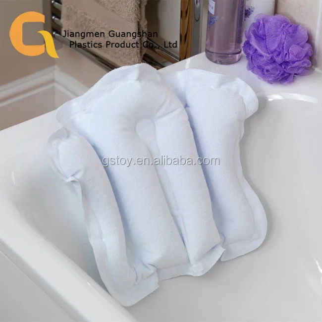 Custom Waterproof Inflatable Plastic Adult Bathing Bathtub Seat Cushion