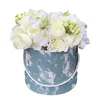 Free Sample Natural Cement Pattern Three-piece Set Cuddle Bucket Round Flower Box