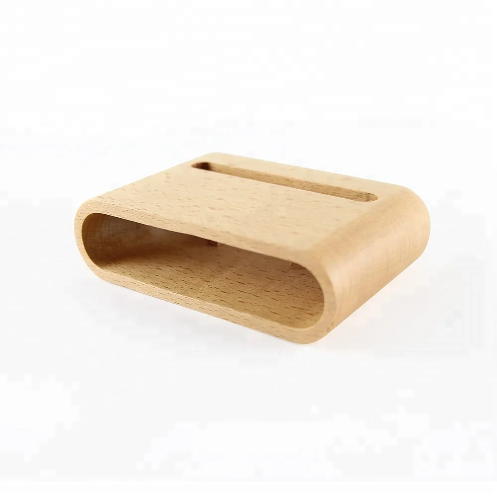 

New Products Cherry Wood Speaker with Stand Custom Engraved Logo, Real wood color