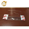 Top products cardboard tab box sign display holder plastic hanging hook