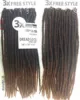 3X FREE STYLE DREAD LOCS STRAIGHT 18"18"18" 130gr Premium quality crochet braid