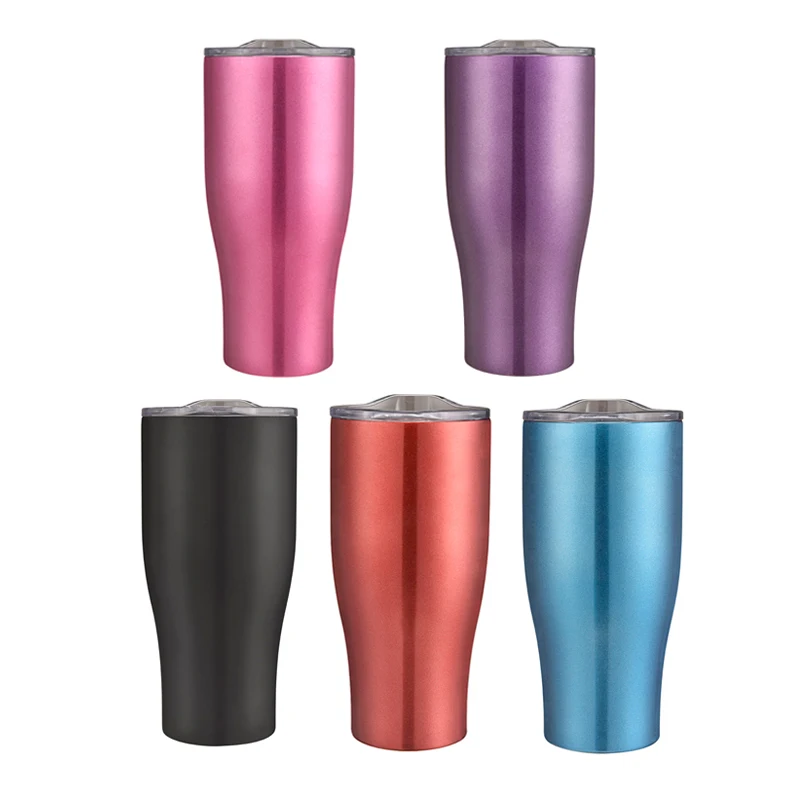 

600ml custom Stainless Steel Travel Tumbler Coffee Cup with Lid, Customized