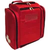 Red Nylon 1680D medical emergency backpack with multi compartment sturdy