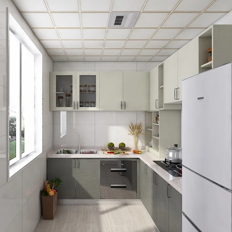 Ethiopia Small Cheap Kitchen Cabinet Design Modern I Shape Kitchen Wall Cupboards View Wall Mounted Kitchen Cupboards Fenghe Product Details From Foshan City Fenghe Office Equipments Factory On Alibaba Com